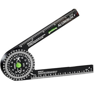 热销水平气泡360度角卷尺。公制和英制单位木工角尺 - Product Image 1