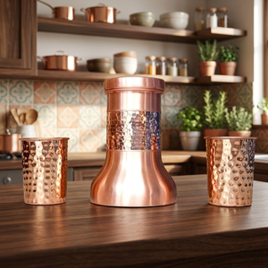 Verres en cuivre martelé pour usage domestique, écologiques, sans BPA, certifiés, compatibles lave-vaisselle, revêtement anti-corrosion, bon marché - Product Image 4