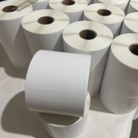 Etiqueta Adhesiva para Código de Barras de 58x40 mm, Etiqueta Térmica Directa para Balanza