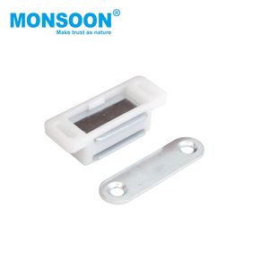 Cierres magnéticos de plástico y hierro para puertas ocultas de armarios de cocina, cierres individuales para cajones de muebles. - Product Image 4