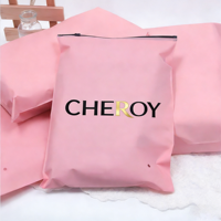 Sac à fermeture éclair coulissante en PVC transparent mat givré avec logo personnalisé, en EVA, pour bagues – Grande Vente