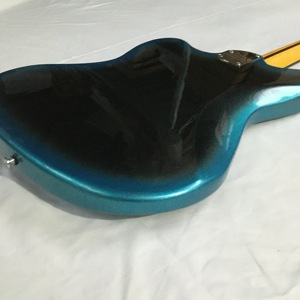 Jazzmast Guitar Fingerboard Blue-<b>Black</b> Body Features Fast Ship From USA - Product Image 6