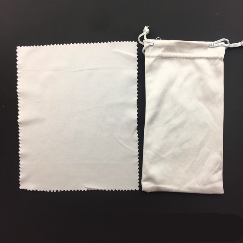 Grey Bag With Cloth