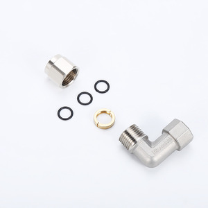 ข้อต่อตรงแบบไม่ต้องตอก รุ่น 304 สแตนเลส สำหรับเชื่อมต่อสายไฟภายในและภายนอก ข้อต่อรูปตัว L 4/6 จุด ท่อร่วมน้ำ - Product Image 4