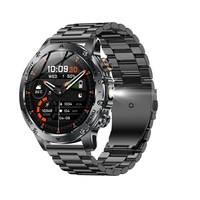 Montre connectée sportive intelligente AK87, grande autonomie, montre connectée pour homme, suivi de la forme physique en extérieur, réponse aux appels, étanche IP68, lampe torche