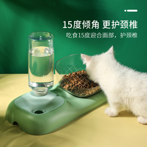 Comederos populares para mascotas, comederos para perros, comederos para gatos, dispensadores de agua, comederos automáticos para gatos con relleno de agua, comederos para gatos, suministros para gatos - Product Image 2