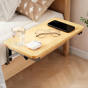 Modern Natural Bamboo Bedside Shelf <b>Caddy</b> Organizer for Bedroom Furniture Hotel Use - Product Image 3