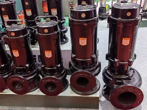 Pompa air kotor besi cor Motor tembaga berkualitas untuk rumah tangga pompa air kotor untuk penggunaan bawah air pompa air Submersible 4HP