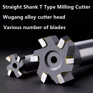 Cacbua t-khe phay cắt kim loại Hàn yg8 hợp kim cắt <span class=keywords><strong>CNC</strong></span> vonfram thép thẳng chân cuối công cụ phay - Product Image 4