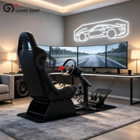 Siège de simulateur de course GY013 OEM ODM avec siège pliable pour gagner de la place et réduire les frais de transport pour les grossistes