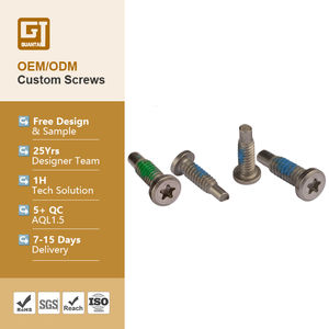 Vis de machine à tête pentagonale à profil bas en acier inoxydable (304/SUS316) M2-M5 8mm à filetage fin - Options personnalisées en acier au carbone - Product Image 1