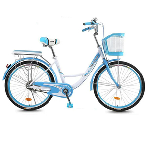 Bicicleta Urbana Nueva <span class=keywords><strong>de</strong></span> 18/20/22 Pulgadas <span class=keywords><strong>de</strong></span> Una Velocidad para Mujer con Canasta, Bicicleta para Desplazamientos Urbanos para <span class=keywords><strong>Dama</strong></span> - Product Image 4
