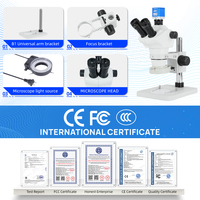 SANQTID TD-0850-B50 8-50X Stereomicroscope 4K HDMI Mobile Phone Repair & Jewelry Inspection Microscope Includes an 11.6-inch