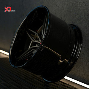 Jantes forgées noires concaves <span class=keywords><strong>XD</strong></span> 2 pièces Deep Dish 18-26 pouces 5x120 5x130 5x114.<span class=keywords><strong>3</strong></span> jantes en alliage adaptées pour C8 E60 F10 E30 E46 - Product Image 2