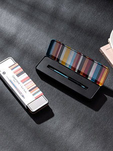 Crayon mécanique <span class=keywords><strong>CARAN</strong></span> <span class=keywords><strong>D</strong></span>'<span class=keywords><strong>ACHE</strong></span> pour la collaboration Paul Smith ED5 849 – Coffret cadeau de luxe haut de gamme pour étudiants, hommes et femmes, idéal pour les fêtes - Product Image 4