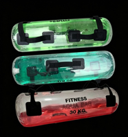 SHQC Ballon d'eau réglable Aqua, équipement d'entraînement de fitness portable pour la stabilité, sac de boxe de puissance