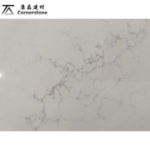 אבן קוורץ קלקטה איכותית בצבע ורידים קלקטה, דמוי שיש, לאי מטבח, ידידותית לסביבה - Product Image 3