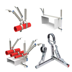 Refuerzo Sísmico para Bandejas de Cables, Conductos de Aire, Acero al Carbono Electrogalvanizado Nivel 4.8, Industria de la Construcción - Product Image 1