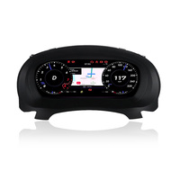Kanor Neues 12,3-Zoll-LCD-Tachometer Digitales Armaturenbrett mit 9 Modi Virtuelles Instrumentencluster für VW Golf 6 Mk6