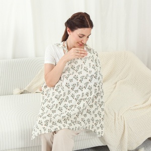 定制棉布哺乳罩柔软透气棉质哺乳围裙适合母婴护理日常使用印花 - Product Image 2