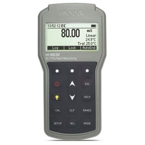 เครื่องวัด EC/TDS/ความต้านทาน/ความเค็มแบบพกพา รุ่น HI98192 กันน้ำ หัววัดแบบสี่วงแหวน ยี่ห้อ Hanna Ph - Product Image 1