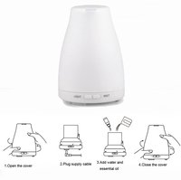 Humidificateur d'air portable 0,5-2,0L, diffuseur d'aromathérapie USB, contrôlé par application, utilisation en voiture, ultra-silencieux <36dB, pulvérisateur de brume