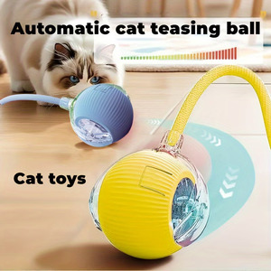 Jouet pour chat Playpal USB, balle de chat USB, jouet électrique automatique intelligent pour soulager l'ennui, pour chat et chien - Product Image 2