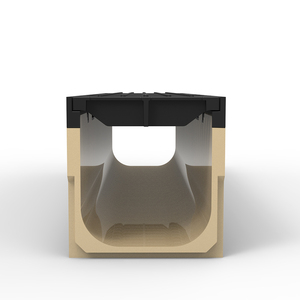 Gouttière en béton de résine de gouttière anti-corrosion de 200mm avec couvercle en <span class=keywords><strong>fonte</strong></span> - Product Image 2