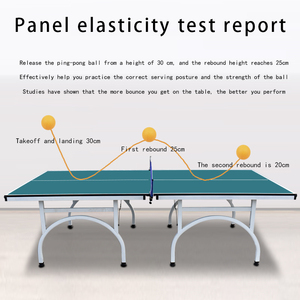 <span class=keywords><strong>Table</strong></span> <span class=keywords><strong>de</strong></span> <span class=keywords><strong>Tennis</strong></span> <span class=keywords><strong>de</strong></span> <span class=keywords><strong>Table</strong></span> Pliable Sans Roues Professionnelle d'Entraînement Intérieur Panneau <span class=keywords><strong>de</strong></span> Fibres Haute Densité 70 18MM, Galvanisation 40MM 1.5mm CN;HEB - Product Image 3