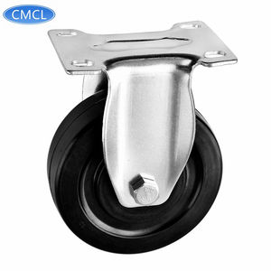 CMCL-ruedas de goma antiestáticas <span class=keywords><strong>3</strong></span> 4 5 pulgadas, ruedas de rueda conductoras eléctricas - Product Image 2