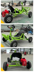 Go Kart 90CC Pedal Gas untuk Segala Medan UTV Sepeda Drifting Pantai dengan Mesin Dua Langkah Kecepatan 35km/jam untuk Petualangan Luar Ruangan - Product Image 5