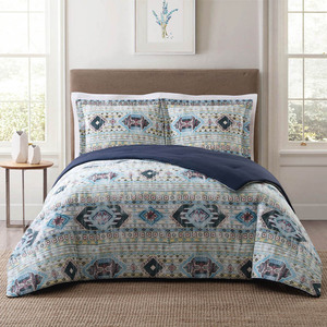 Nhà Sản Xuất Siêu Chất Lượng Thân Thiện Với Môi 3 Pcs Nhà Khách Sạn Sang Trọng <span class=keywords><strong>Comforter</strong></span> Bộ Đồ Giường Đặt - Product Image 3