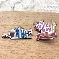 Badges en métal personnalisés épingles en émail en gros épinglettes avec logo personnalisé pour sacs chapeau vêtements
