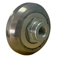 Rodillo prismático para riel en T y en U compacto, tamaño del riel 63mm, concéntrico, blindado