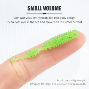 LUSHAZER 20 pz/sacchetto <span class=keywords><strong>Esche</strong></span> Morbide Galleggianti in TPE 0.8g 43mm <span class=keywords><strong>Artificiali</strong></span> in <span class=keywords><strong>Silicone</strong></span> per la Pesca di Carpe, Persici e Trote - Product Image 5
