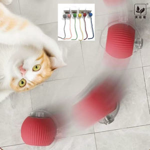 Nuovo Design Palla Interattiva in Silicone a 360° con Movimento Autonomo e Caricatore USB per Gioco Intelligente degli Animali Domestici e Intrattenimento Individuale Lusso Classico - Product Image 1