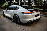 Kit carrosserie large en fibre de carbone sèche pour Porsche Panamera 971 (971.1, 971.2) : Lame avant, diffuseur arrière, jupes latérales, spoiler