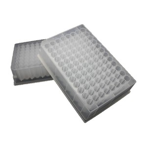 Placa de microplacas de laboratorio Yongyue Medical de 1.2mL con 96 pocillos redondos de fondo plano esterilizable - Product Image 4