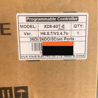PLC Original XINJE XD5-60T-E, 60 E/S, Salida de Transistor, 220V, RS232/RS485/USB, Capacidad de Programación de 512KB, para Control de Línea de Producción