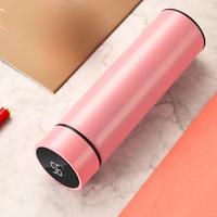 Botella de agua termo inteligente Premium SS304 de 500ML con pantalla LED de temperatura e información de té