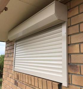 electrical rolling up aluminium window shutter