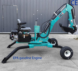 Boomgaard <span class=keywords><strong>360</strong></span> °   Mobiele minigraafmachine met wielen, <span class=keywords><strong>360</strong></span> graden draaibaar, kleine graafmachine, ATV-aanhanger - Product Image 6