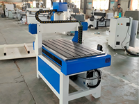 Routeur CNC 4040 6090 pour gravure et fraisage, idéal pour enseignes en acrylique, panneaux publicitaires en PVC, routeur CNC de bureau 3 axes 4 axes en aluminium