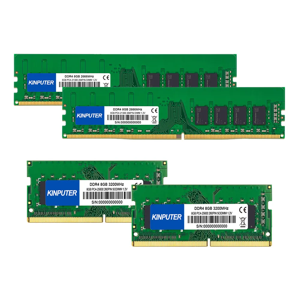 Computer teile Ram Ddr3 Ddr4 4GB 8GB 16GB 32GB Memoire Ram für Laptop-PC