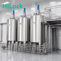 Machine de remplissage aseptique HiLock pour bouteilles en plastique et en verre, en acier inoxydable, pour pâtes de tomates très visqueuses