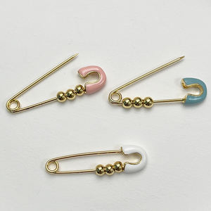 Épingles personnalisées en <span class=keywords><strong>or</strong></span> pour bébé, épingles personnalisées en rose bébé, épingles en bleu bébé, bricolage pour la protection, bijoux cadeau - Product Image 2