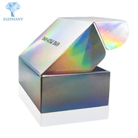 Cajas de Embalaje de Lujo para Pelucas y Lencería, Cajas Plegables Personalizadas para Extensiones de Cabello, Embalaje Holográfico