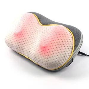 Car and Home One-touch Switch Body Massage Pillow With 3d Massage Head Heating Experience