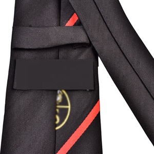 Wholesale High Quality Hand Made Custom logo <strong>Clip</strong> <strong>on</strong> Polyester Neck <strong>Ties</strong> for School - Product Image 6