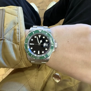 Montre lumineuse de haute qualité, étanche, 41 mm, VS Factory V2, acier 904L, mouvement DD3235, cadran romain gris, montre de plongée - Product Image 5